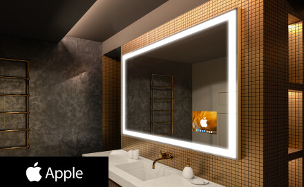 Огледало за баня LED SMART L01 Apple