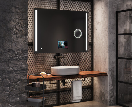 Огледало за баня LED SMART L02 Apple #8