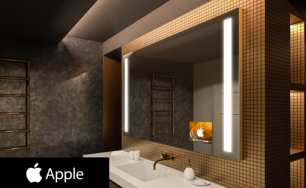 Огледало за баня LED SMART L02 Apple