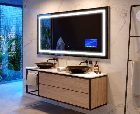 Огледало за баня LED SMART L15 Apple #9