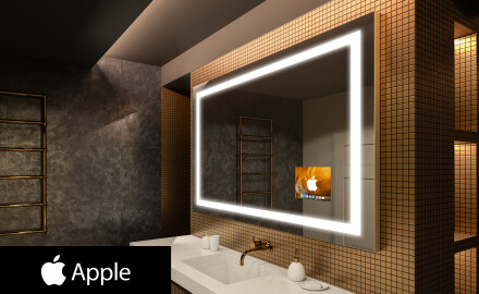 Огледало за баня LED SMART L15 Apple