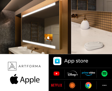 Огледало за баня LED SMART L47 Apple #2