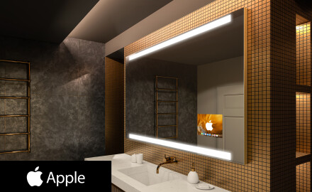 Огледало за баня LED SMART L47 Apple