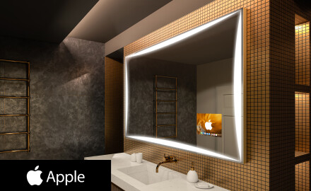 Огледало за баня LED SMART L77 Apple
