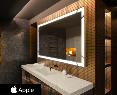 Огледало за баня LED SMART L126 Apple
