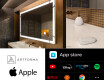 Огледало за баня LED SMART L126 Apple #2