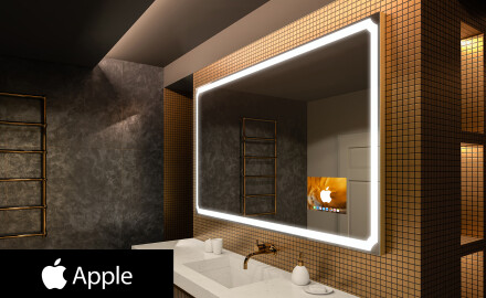 Огледало за баня LED SMART L138 Apple