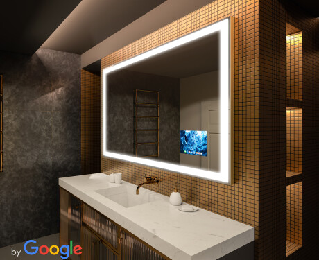 Smarty Огледала С LED Подсветка L01 Серия Google