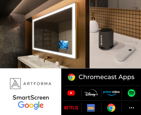 Smarty Огледала С LED Подсветка L01 Серия Google #4