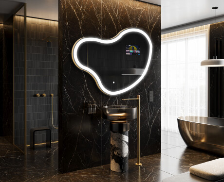Неравен огледало за баня LED SMART N222 Google #8