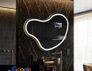 Неравен огледало за баня LED SMART N223 Google
