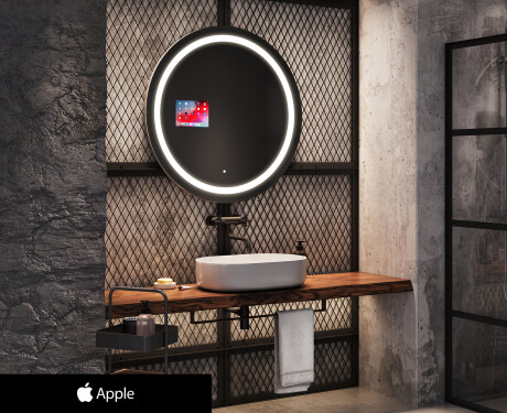 Kръгло огледало за баня LED SMART L33 Apple