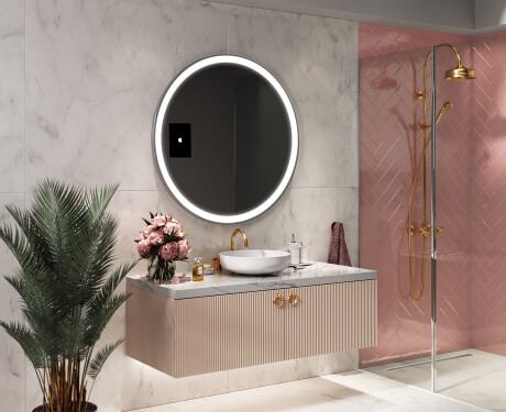 Kръгло огледало за баня LED SMART L76 Apple #11