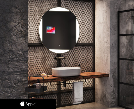 Kръгло огледало за баня LED SMART L116 Apple #1