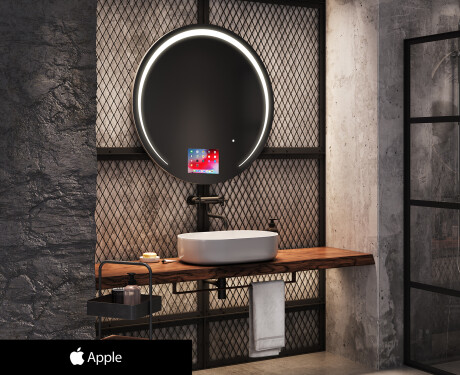 Kръгло огледало за баня LED SMART L153 Apple #1