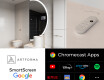 Неравен огледало за баня LED SMART A222 Google #2