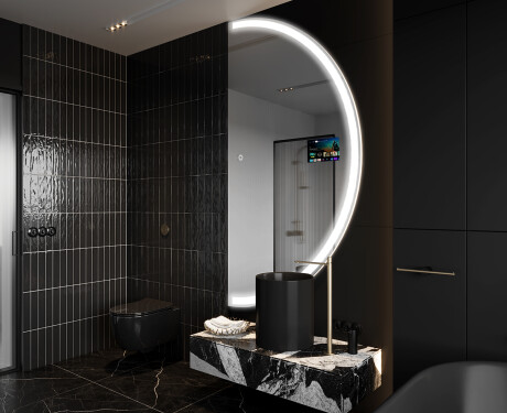 Неравен огледало за баня LED SMART A222 Google #8