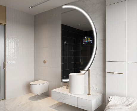 Неравен огледало за баня LED SMART A223 Google #9