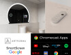 Неравен огледало за баня LED SMART W222 Google #2
