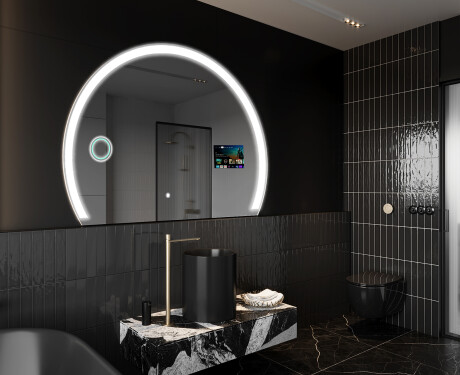 Неравен огледало за баня LED SMART W222 Google #8