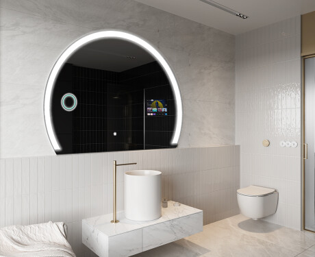 Неравен огледало за баня LED SMART W222 Google #10
