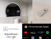 Неравен огледало за баня LED SMART W223 Google #2