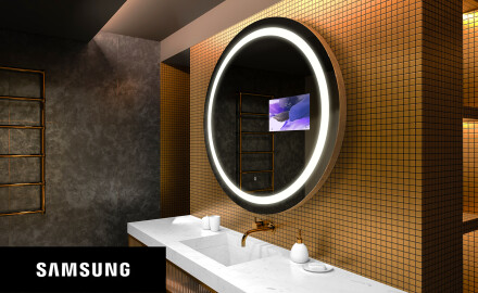 Kръгло огледало за баня LED SMART L33 Samsung