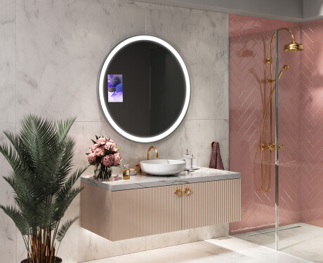 Kръгло огледало за баня LED SMART L76 Samsung #11
