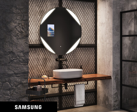 Kръгло огледало за баня LED SMART L114 Samsung