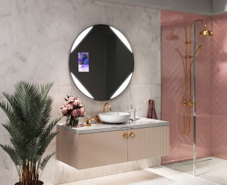 Kръгло огледало за баня LED SMART L114 Samsung #11