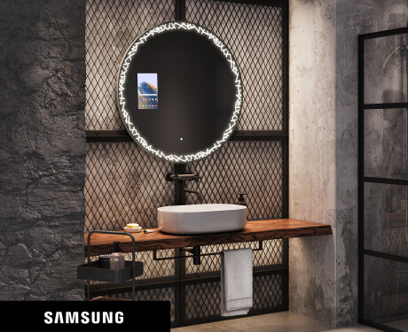 Kръгло огледало за баня LED SMART L115 Samsung