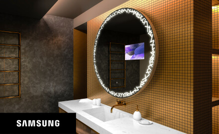 Kръгло огледало за баня LED SMART L115 Samsung