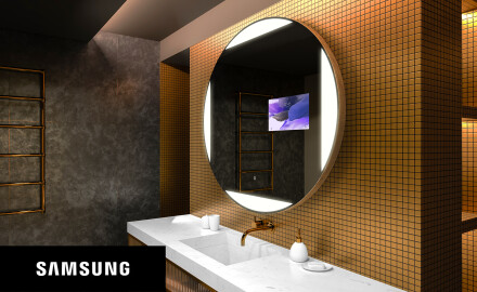 Kръгло огледало за баня LED SMART L116 Samsung