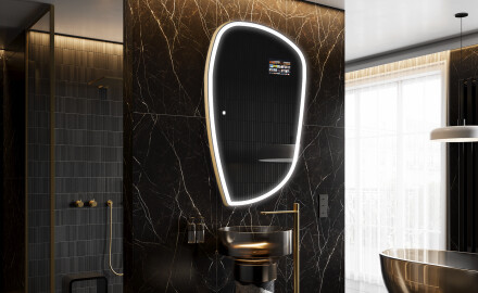 Неравен огледало за баня LED SMART I222 Google