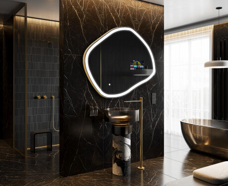 Неравен огледало за баня LED SMART R222 Google #8