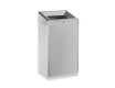 Кошче за отпадъци 49 л с отворен капак, серия R1 / неръждаема стомана с матирана повърхност