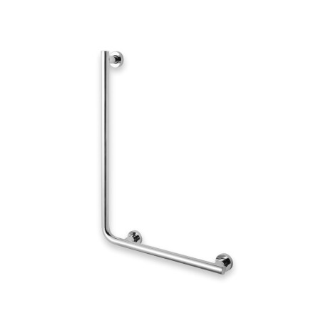 Подпорна перила за хора с увреждания Ø32 STANDARD тип L, 55 x 77 дясна / полирана неръждаема стомана #1