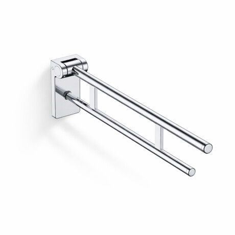 Подпомагаща перила за хора с увреждания, Ø32, накланяща се, PREMIUM – 80 см / полирана неръждаема стомана #1