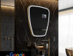 Неравен огледало за баня LED SMART Z223 Google