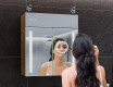 Огледален Шкаф За Баня С LED Осветление - L02 Emily 66,5 x 72cm #7