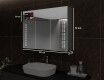 Огледален Шкаф За Баня С LED Осветление - L55 Sarah 100 x 72cm #3