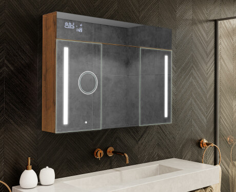 Огледален Шкаф За Баня С LED Осветление - L02 Emily 100 x 72cm #1