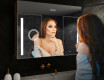 Огледален Шкаф За Баня С LED Осветление - L02 Emily 100 x 72cm #9