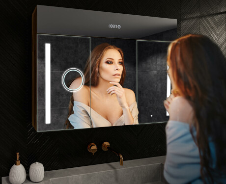 Огледален Шкаф За Баня С LED Осветление - L02 Emily 100 x 72cm #9