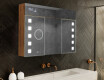 Огледален Шкаф За Баня С LED Осветление - L03 Emily 100 x 72cm
