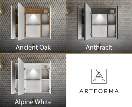 Шкаф За Баня LED Clara 70 x 60cm #3