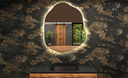 Неправилни модерни декоративни огледала за стена E221